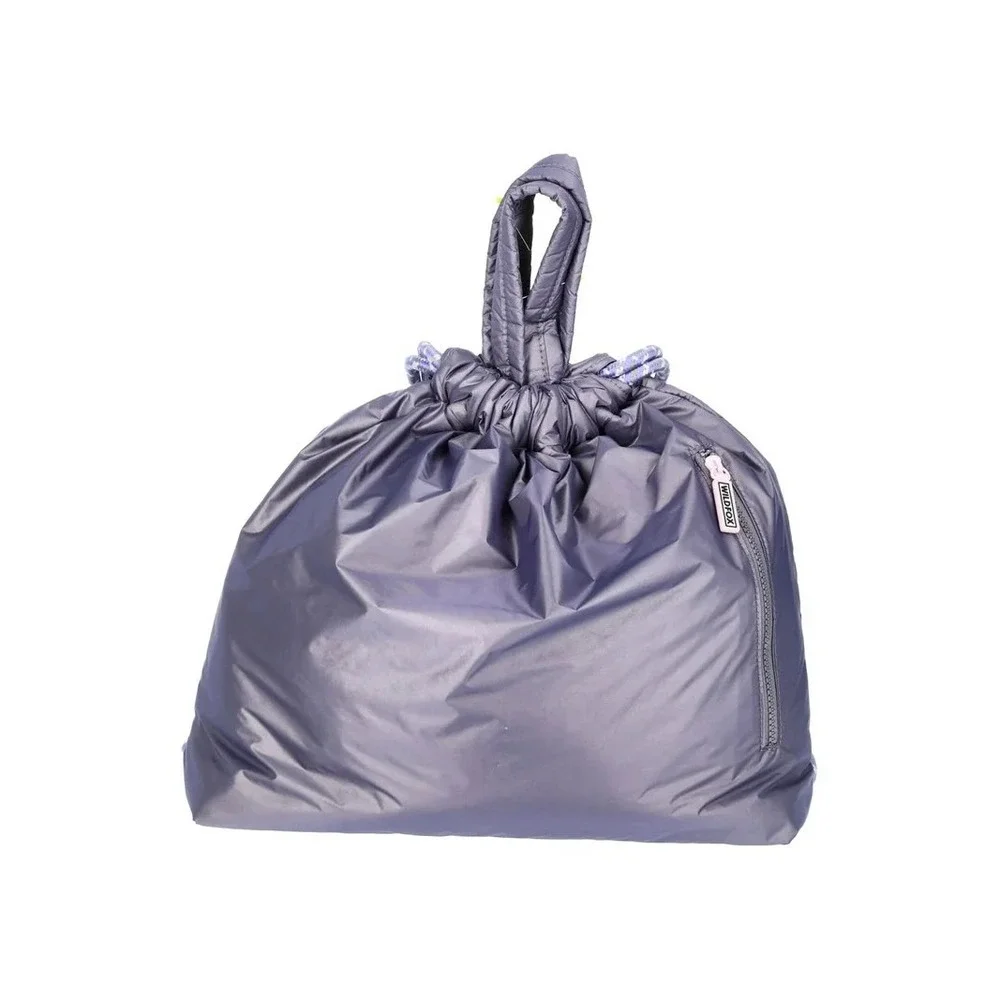 Wildfox Puffy Drawstring‎ Backpack Anthracite NWT MSRP $60